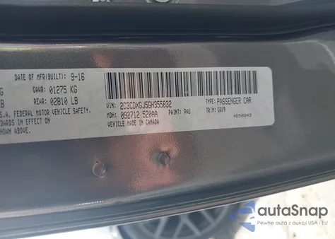 2016 Dodge Charger R/T Scat Pack from USA, damaged, VIN 2C3CDXGJ5GH355832